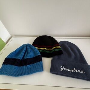 Men’s assorted beanie cap bundle of 3